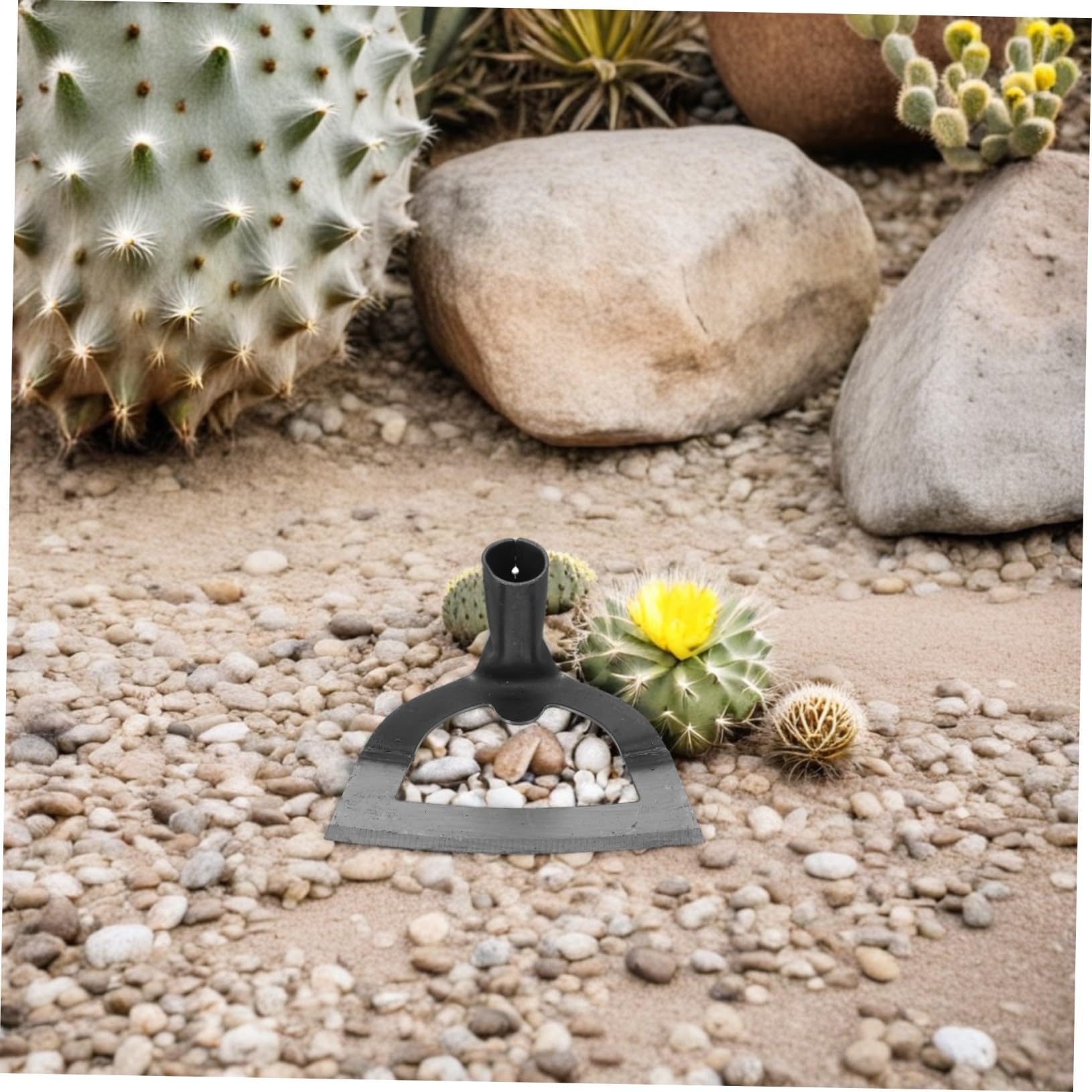 Toyvian 2piezas Azadas Huecas Para Jardinería Herramienta Agrícola Para Desherbar Cultivar y Preparar El Suelo Jardines Domésticos y Granjas Cabeza De Azada De Acero