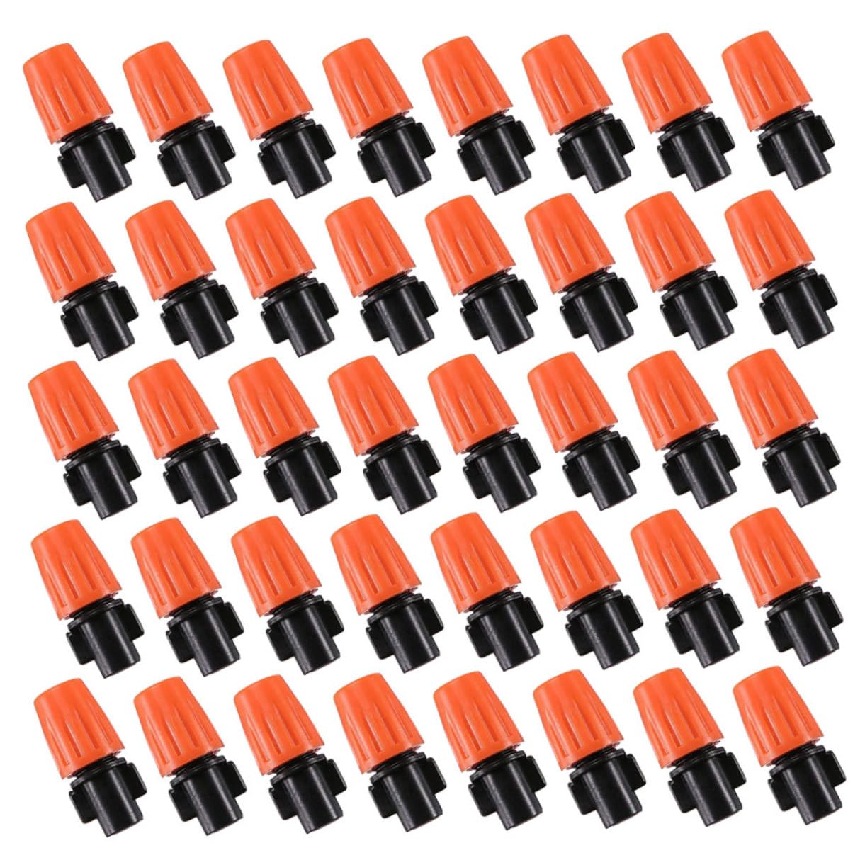 Sosoport 5 Set Di Ugelli Di Nebulizzazione Regolabili Per Irrigazione A Goccia Per Tubo Da Giardino 40 Pezzi * 5
