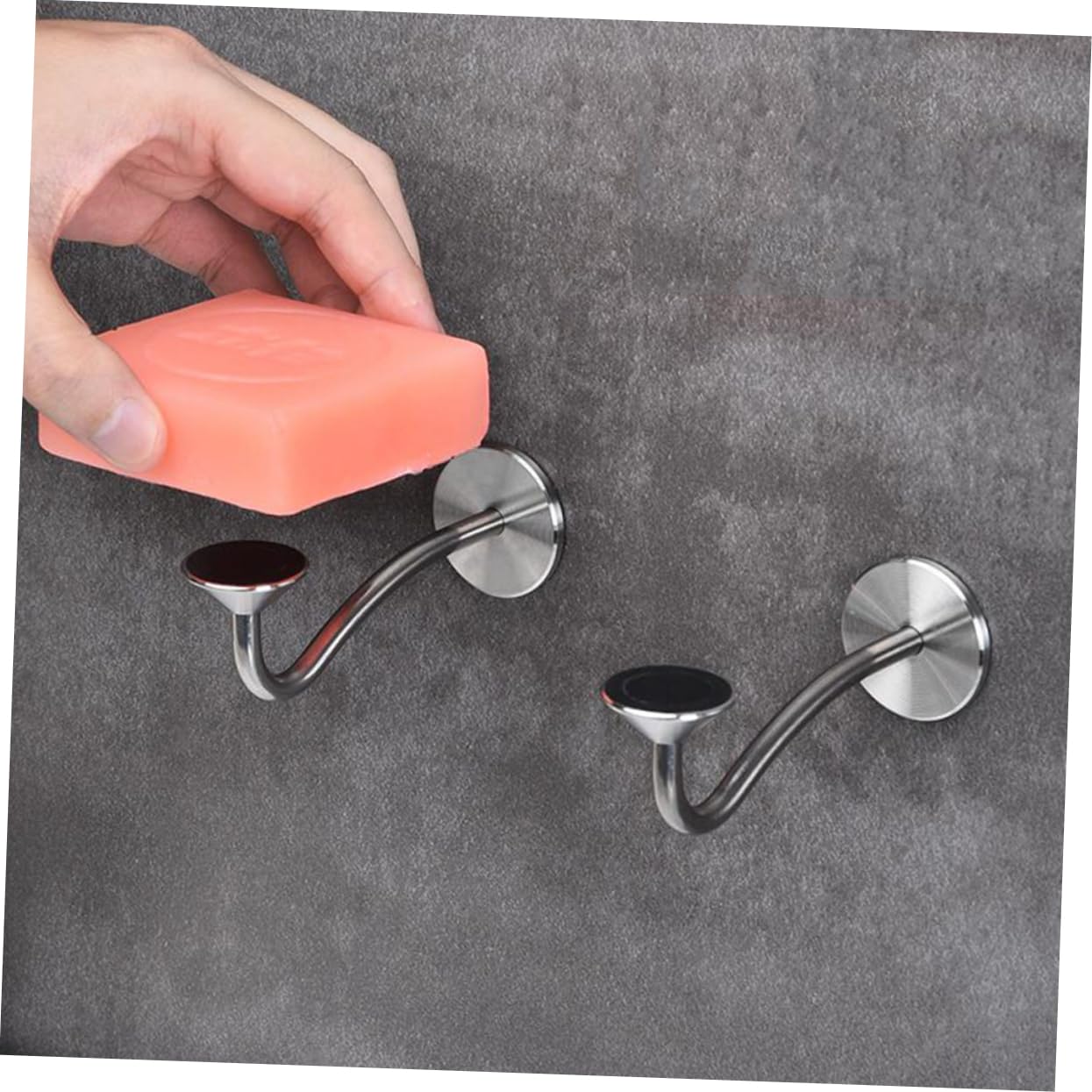 Ciieeo 2 Jaboneras Magnéticas De Pared Duraderas Accesorio para Colgar En La Pared.