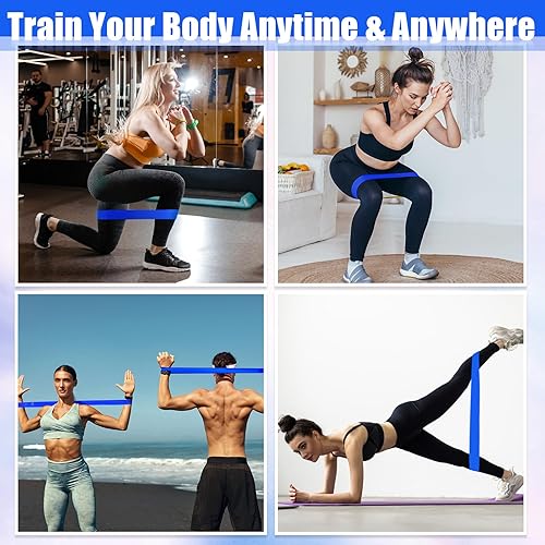 Miniatura 6 de Deekin Bandas de resistencia de bucle de resistencia, bandas de ejercicio, equipo de ejercicio, anillo elástico para mujeres y hombres, fitness en