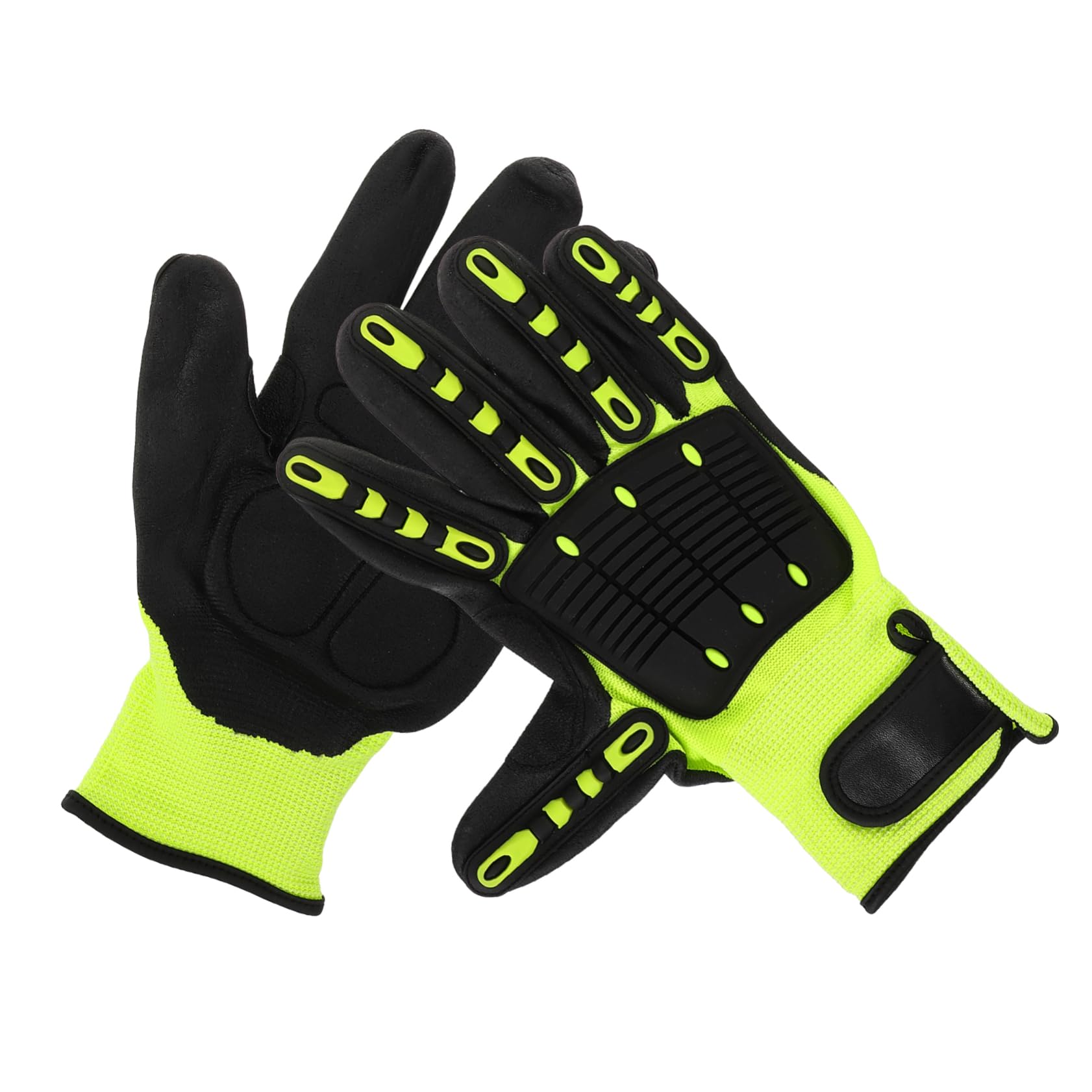 Guantes Antipinchazos para Trabajo y Jardinería, Resistentes a Impactos Goma y Plástico, Fáciles de Limpiar y Flexibles, Ideales para Deshierbar y Transportar,