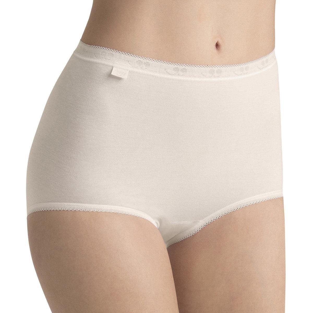 Sloggi Basic+ Maxi Culotte Femme en coton stretch blanc - 3