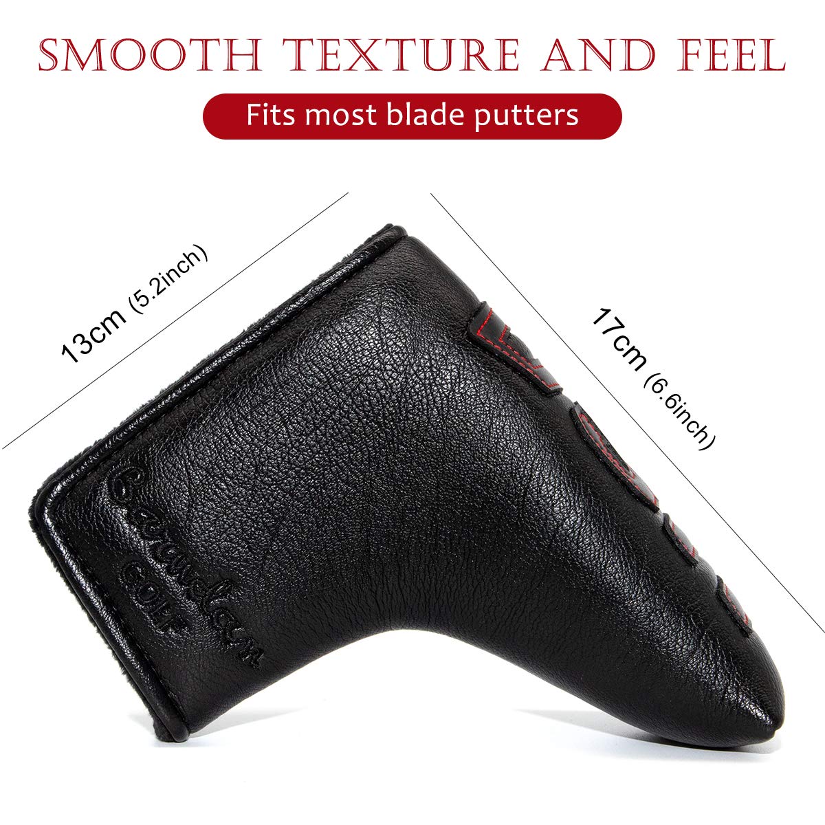 Buy Barudan Golf Black Putter Headcover Covers Cover for Blade Style