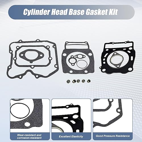 Miniatura 3 de XQSMWF Kit de juntas de extremo superior compatible con Polaris Sportsman 500 1996-2014 ATP 500 2004-2005 Xplorer 500 1997 Scrambler 500 1997-2012