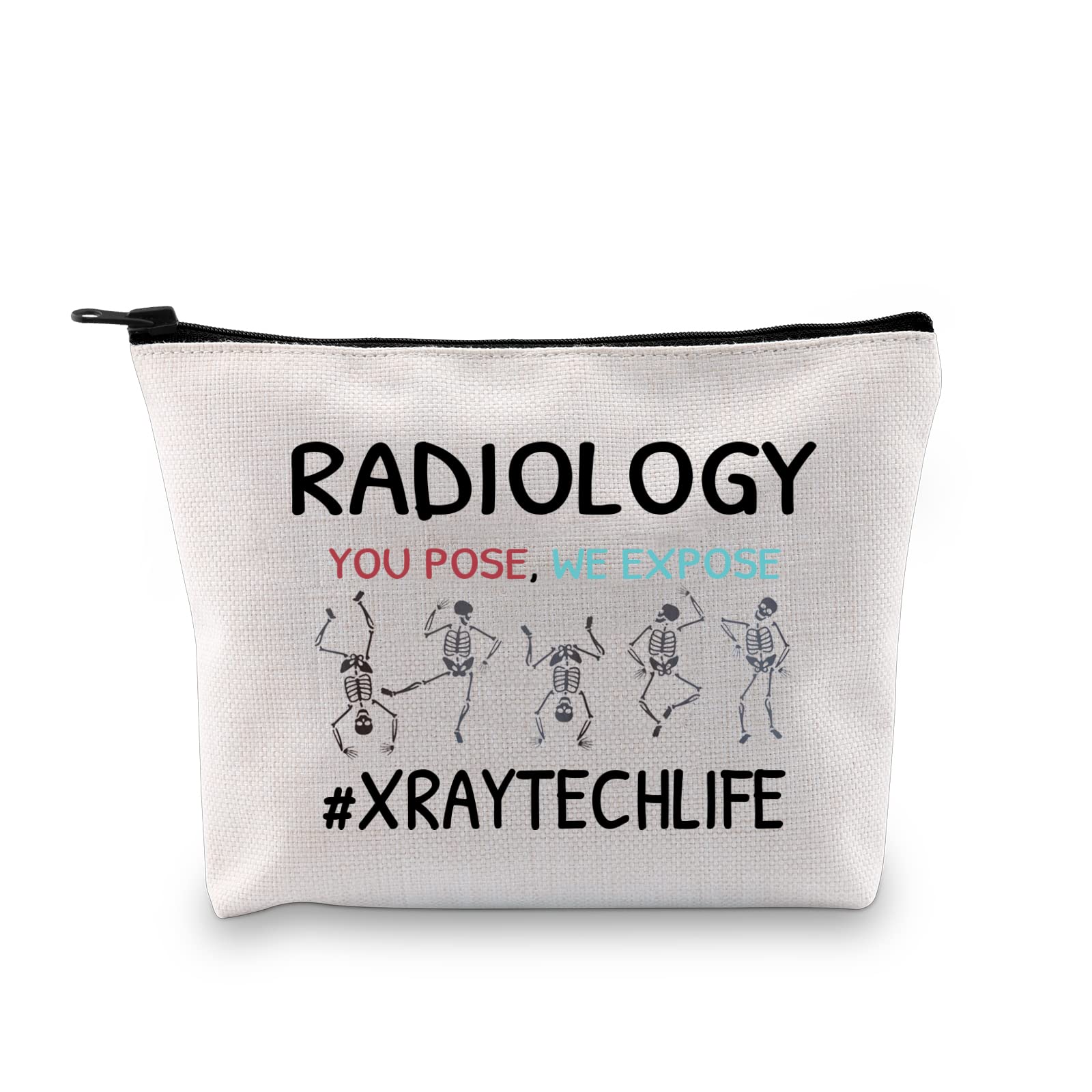 XYANFA Radiologist Cosmetic Bag x Ray Tech Graduation Gifts Radiology Tech Gifts Thank You Gift You Pose We Expose (You pose We expose)