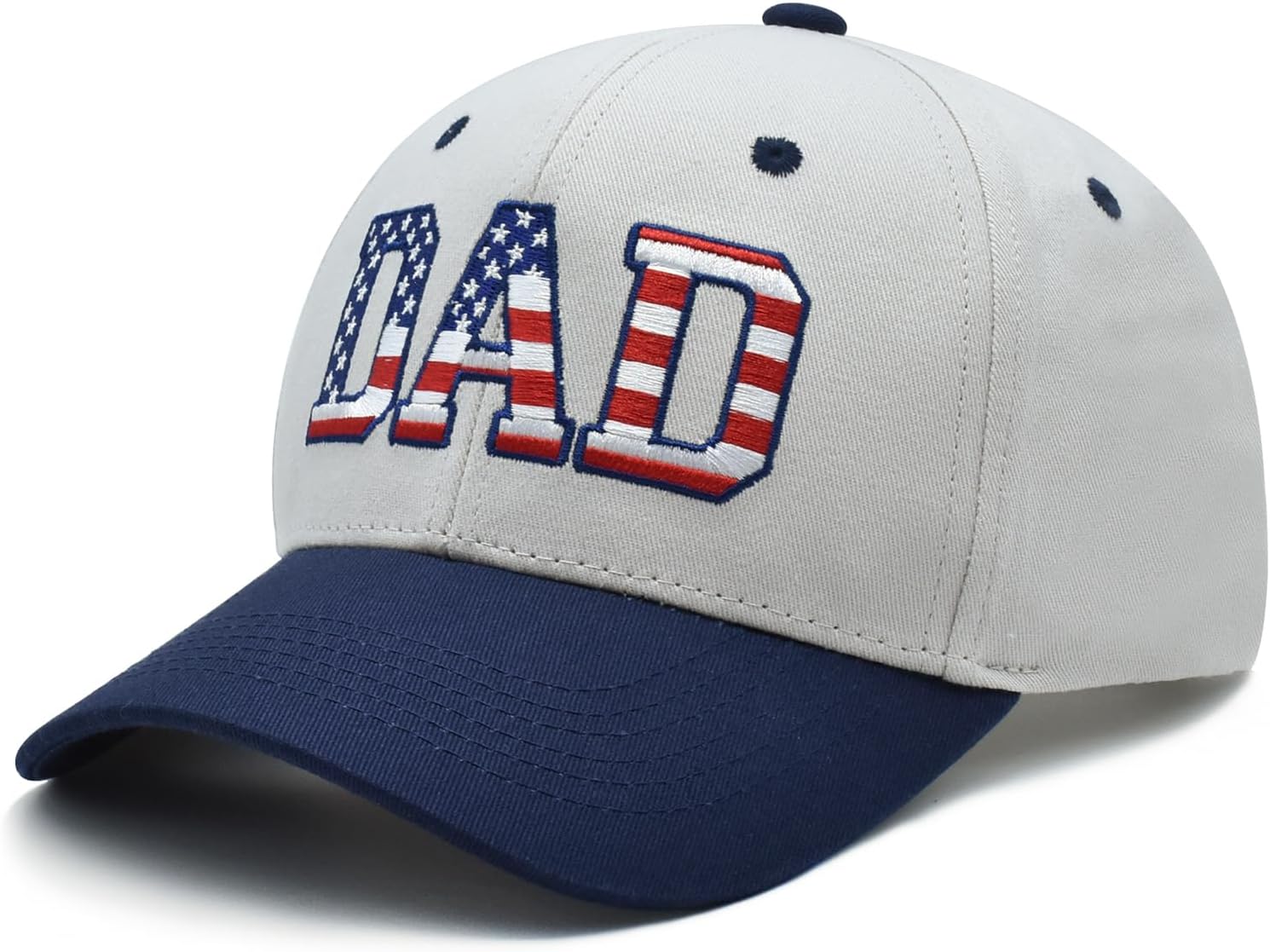 Dad Hat for Men, Adjustable Snapback Daddy Two Tone Baseball Cap, Fathers Day Birthday Gifts from Daughter Son - Image 5