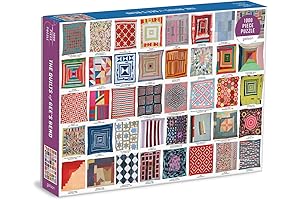 Galison Quilts of Gee's Bend Puzzle: 1000-Piece Challenge for Family Fun