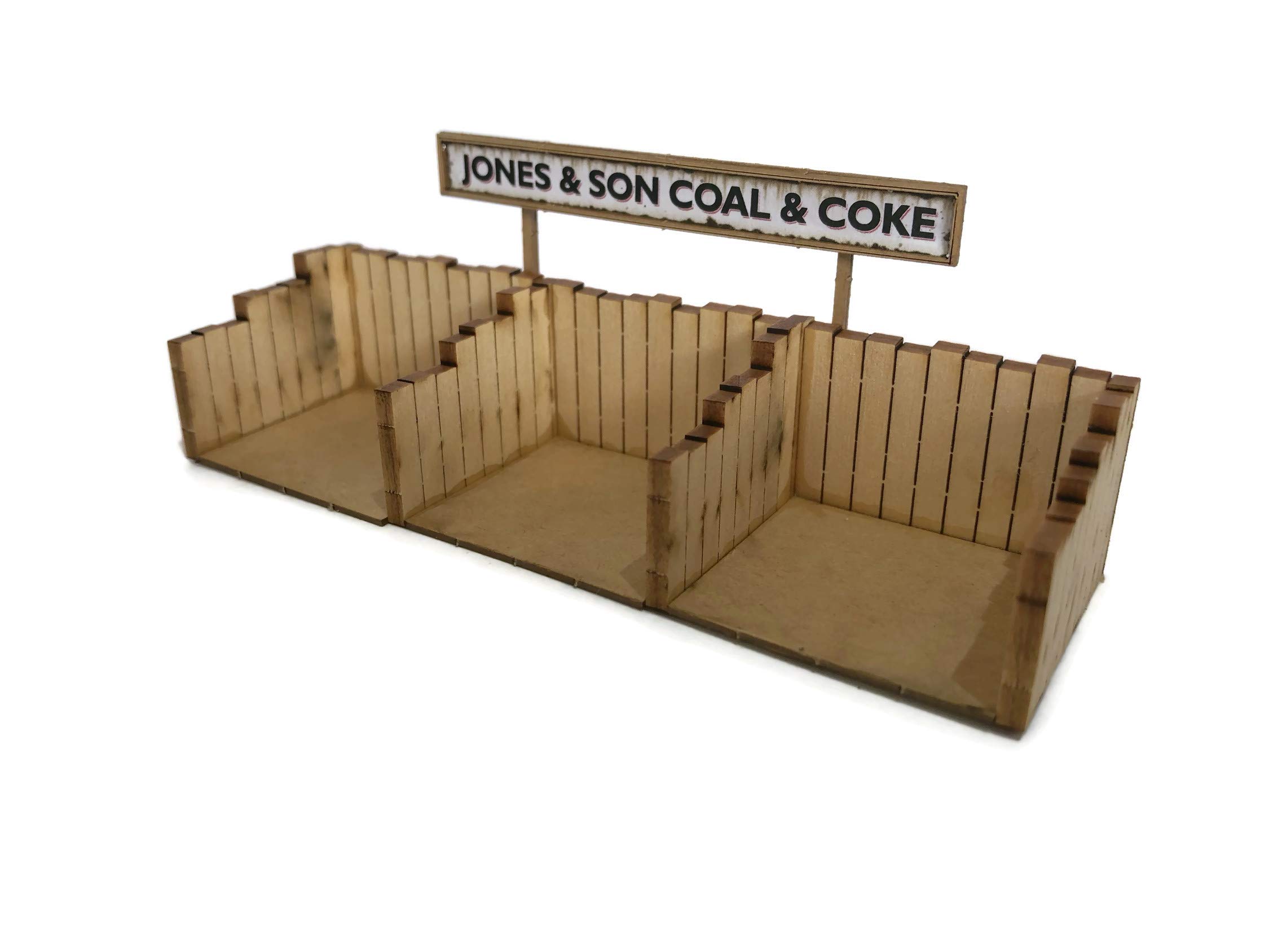 LX260-OO Laser Cut Wooden Coal Staithes Kit For OO Scale Model Railways