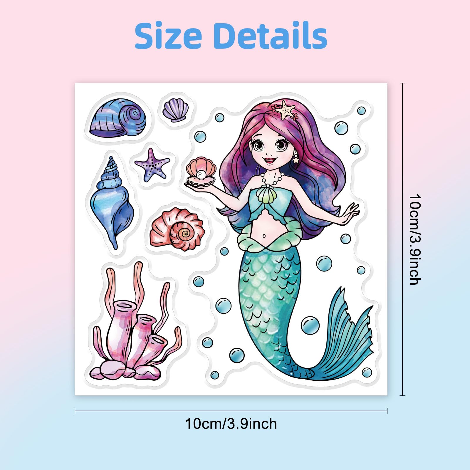 Tampons Silicone Bébé - Motifs Transparents - Scrapbooking, Cartes - Réutilisables