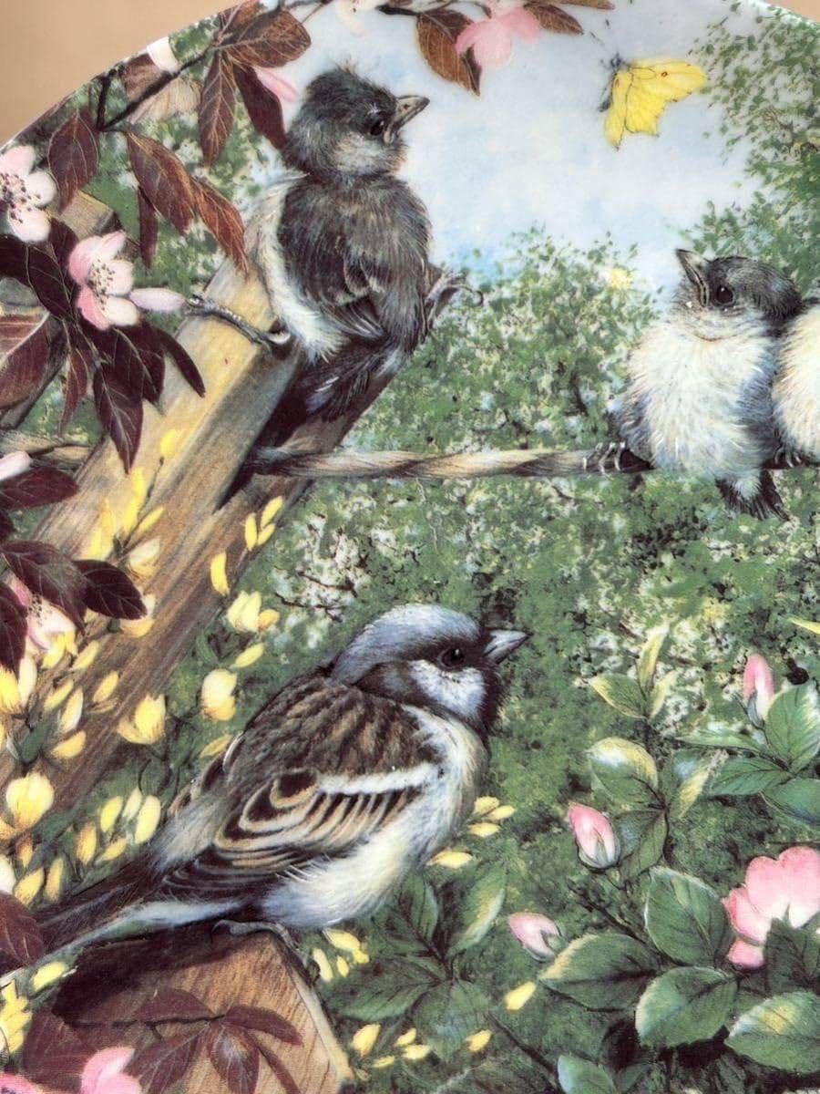 アンティーク コールポート coalport 竹雀文様 花瓶