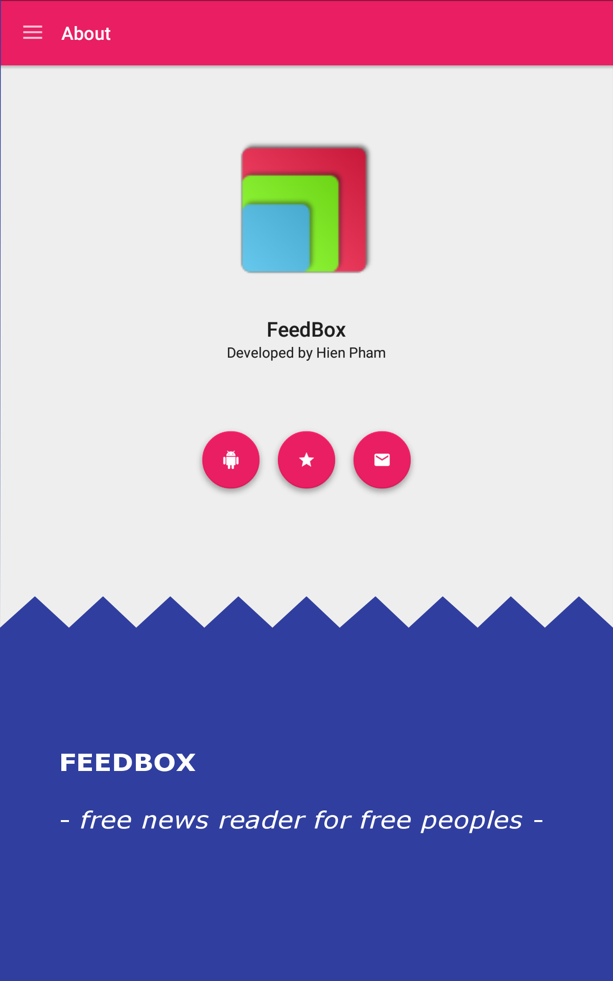 Small Box Feed Example App FeedBox (RSS Reader) - App on the Amazon Appstore
