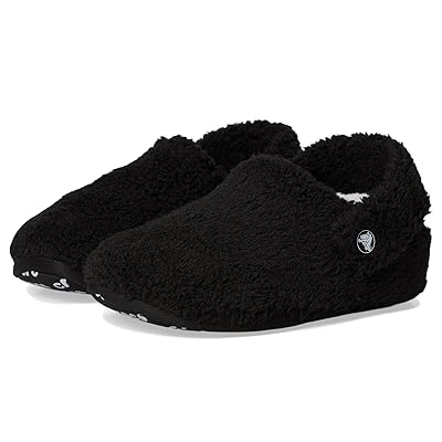 Crocs Kids Classic Cozzzy Slippers (Little Kid/Big Kid) Kids Shoes Black
