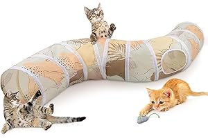 S-Shape Peekaboo Cat Tunnel: The Purrfect Play haven!