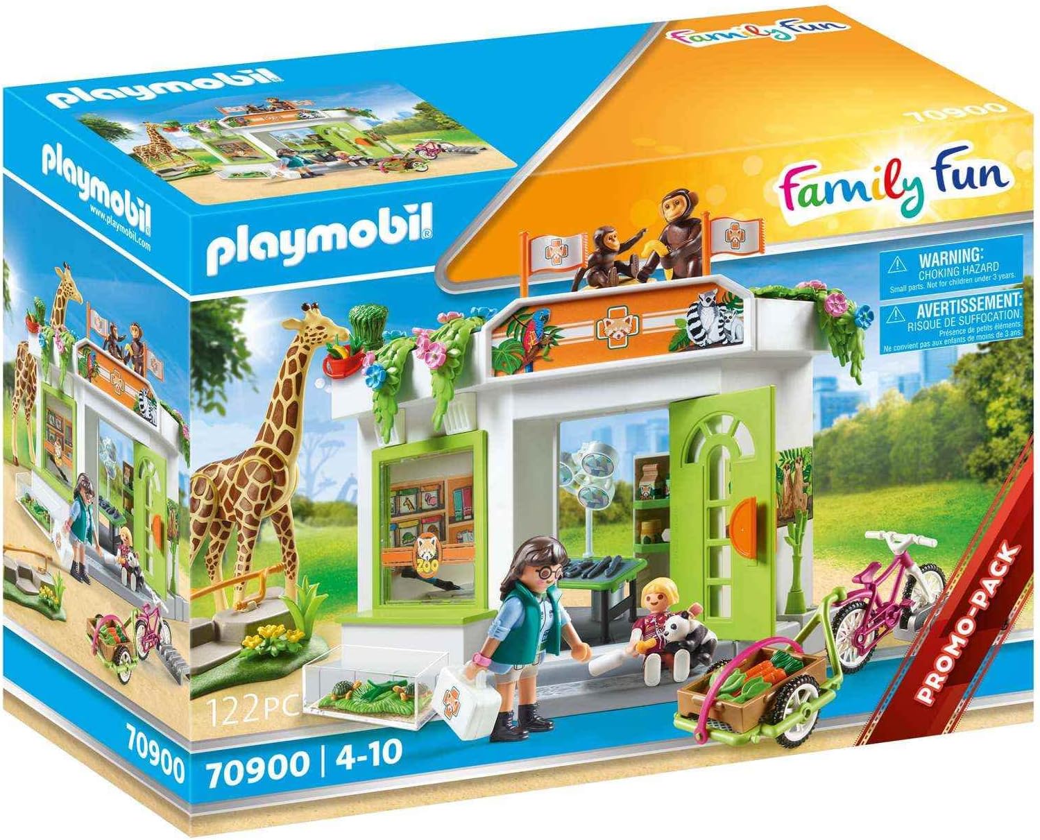 70900 Family Fun Zoo Veterinary Practice, Playset with Animals, Fun Imaginative Role-Play, Playset Suitable for Children Ages 4+