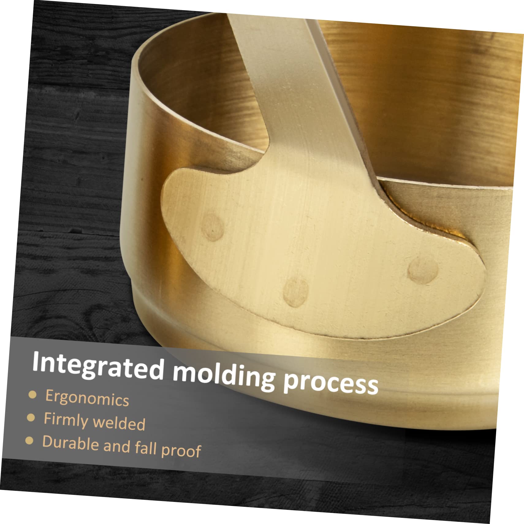 PRETYZOOM 304 Stainless Steel Sauce Holder Handle Dipping Sauce Cups Reusable Condiment Cups for Seasoning Seasoning Holder