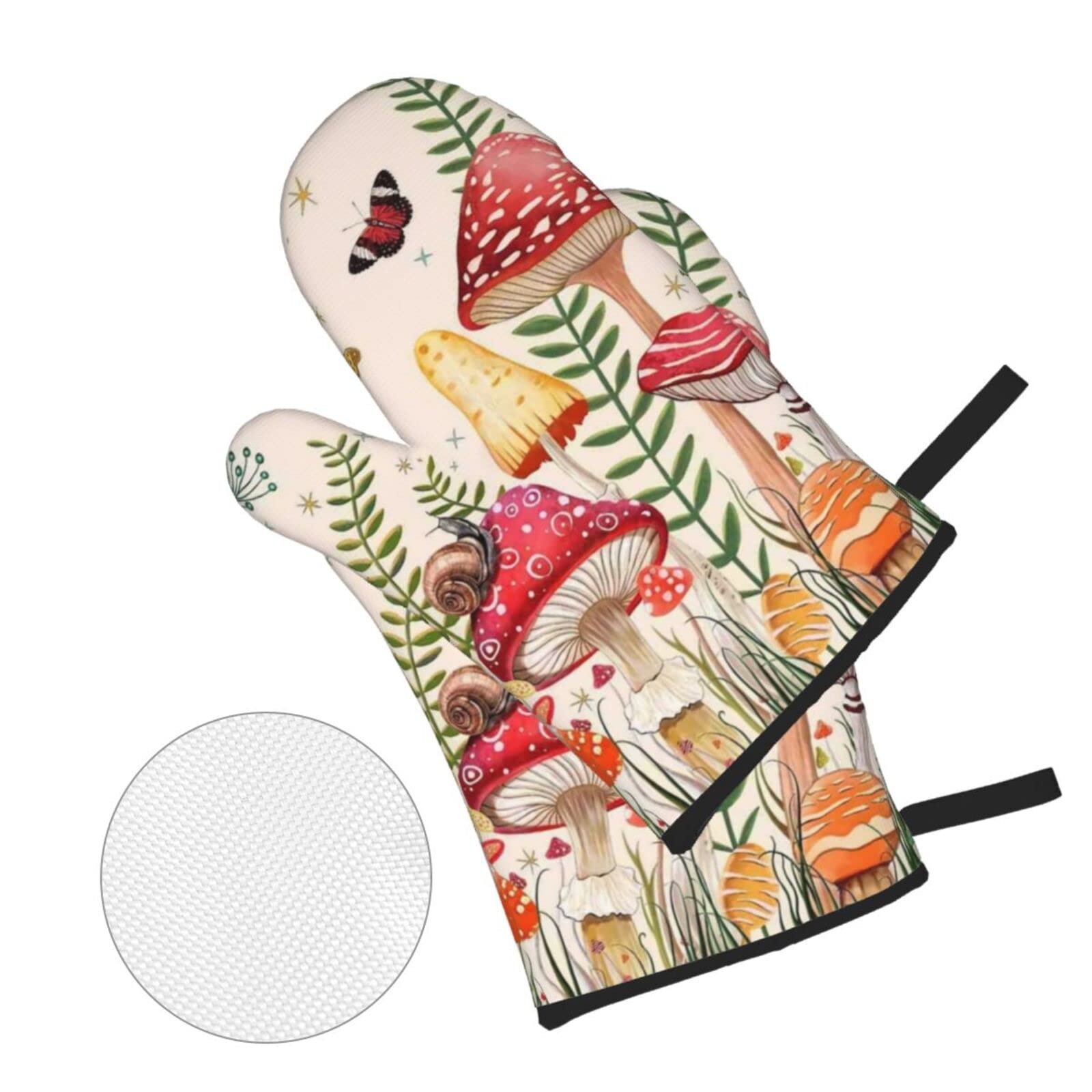 Aazon.co: Ushroo Forest Oven Itts And Pot Holders Sets Wildflowers - View #8