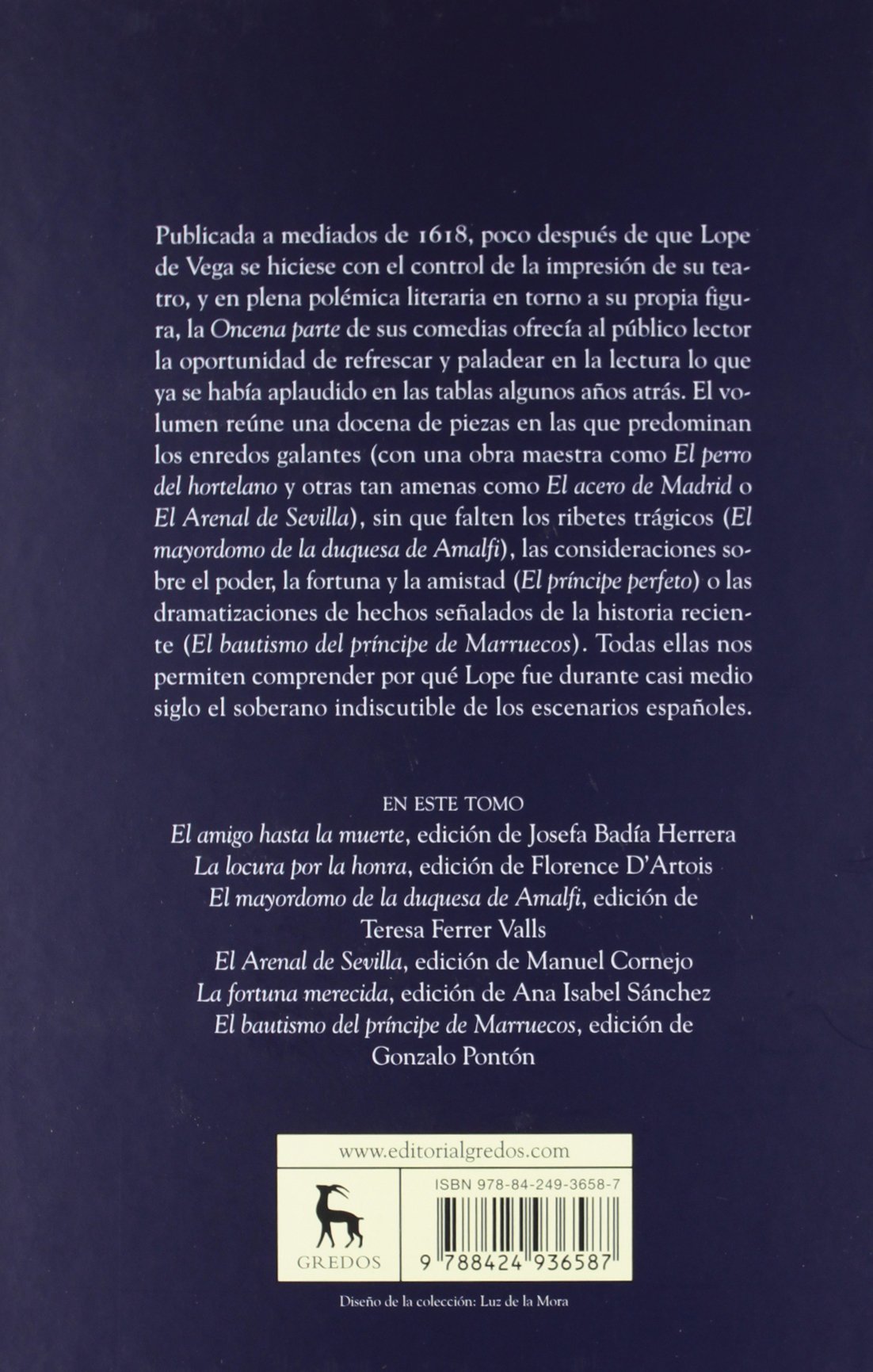 Comedias. Parte XI (2 vols.) (Bibl. Lope De Vega)