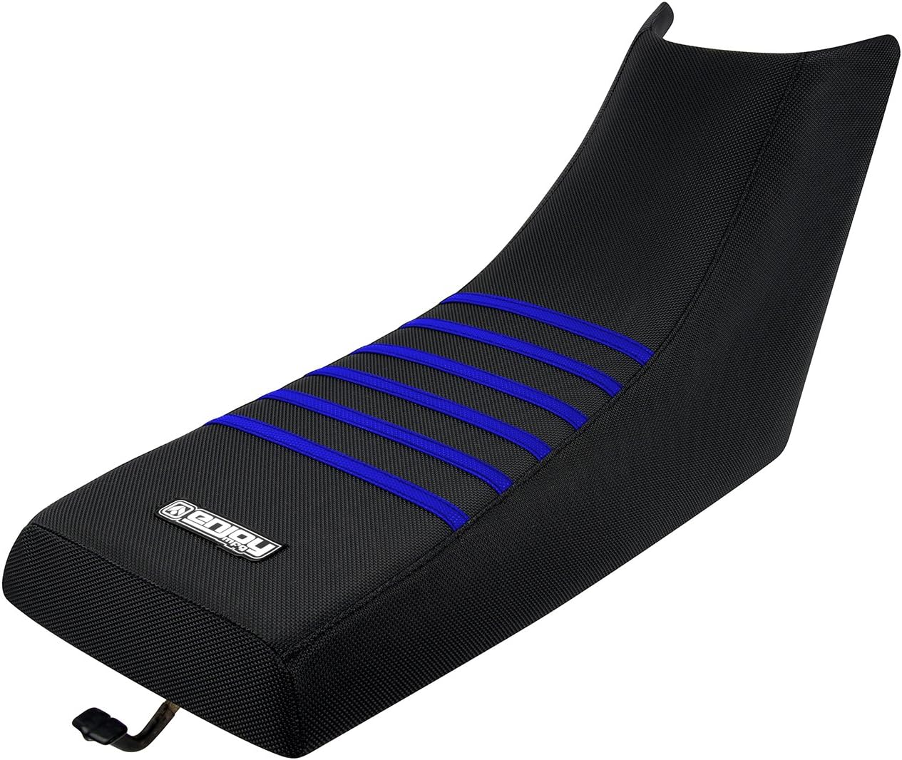 Enjoy MFG1986 - 2004 Warrior All Black / Blue Ribs Seat Cover (ATV)