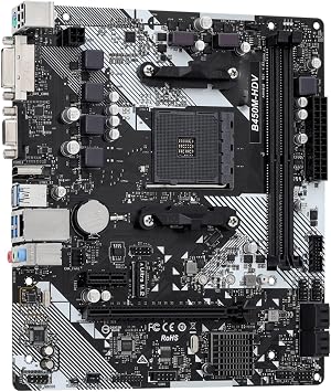 Motherboard Fit for ASROCK B450M-HDV R4.0 B450 Motherboard AM4 Support Ryzen 5 5600 5500 7 5700G 3700X 3 3200G CPU DDR4 M.2 HDMI Micro ATX