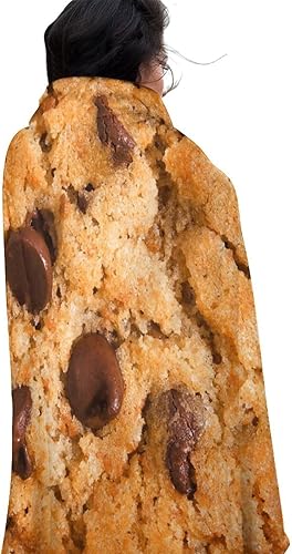 Miniatura 3 de PHQMPSGYOK Manta de galleta divertida y suave manta gigante de comida para adultos, manta de franela tamaño adulto regalo para adolescentes, niños y