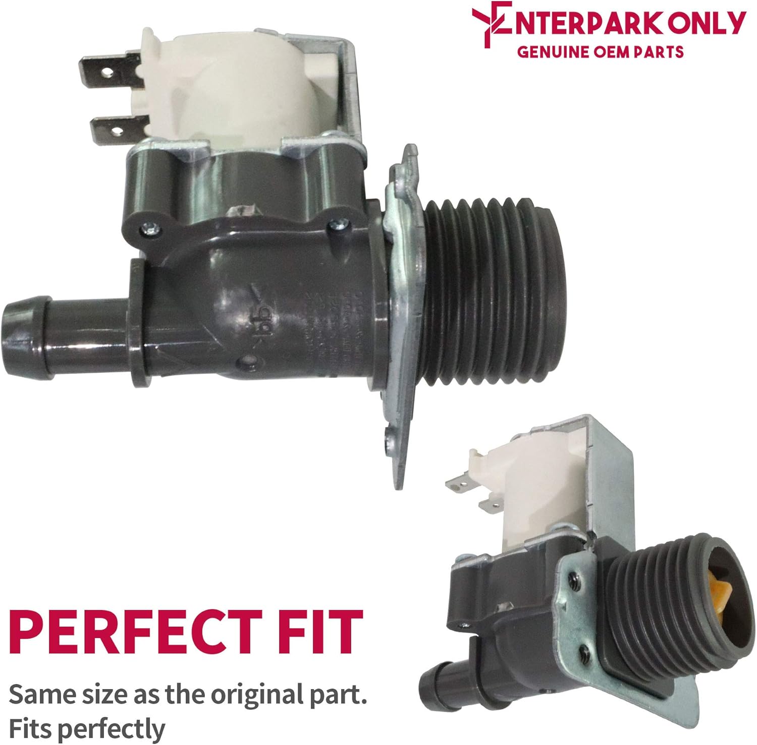 Enterpark 5220FR2006H Washing Machine Hot Water Inlet Valve – Replacement for LG Washers, Replaces PS3527427, 1268123, AP4441935, 5220FR2006L, 5220FR2006Q
