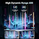 KTC Écran PC Gaming 27 Pouces, QHD 2560x1440, 200Hz (OC 220Hz), Fast IPS, 1ms MPRT, HDR400, 450cd/m², 131% sRGB, 97% DCI-P3, ΔE<2, Adaptive Sync, Haut-Parleurs Intégrés, VESA 100×100mm, Blanc, H27T6 - 7