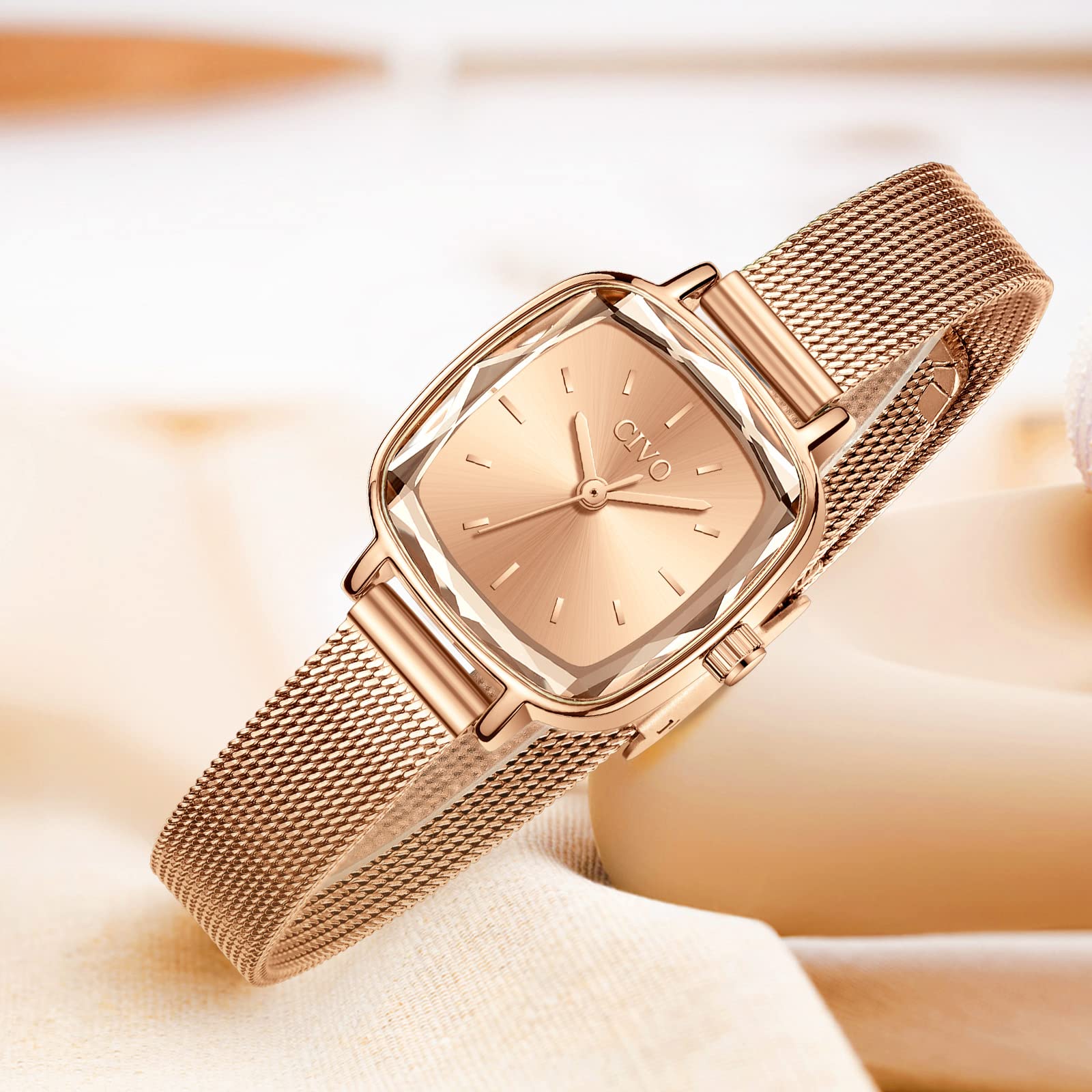 CIVO Orologio Donna Analogici Ultra Acciaio Inossidabile Orologi Donna Sottile Impermeabile Orologio da Polso Donna Abito Elegante Quadrante Donne Signore Ragazze