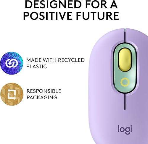 Miniatura 6 de Logitech Ratón POP, ratón inalámbrico - grafito, con alfombrilla para mouse