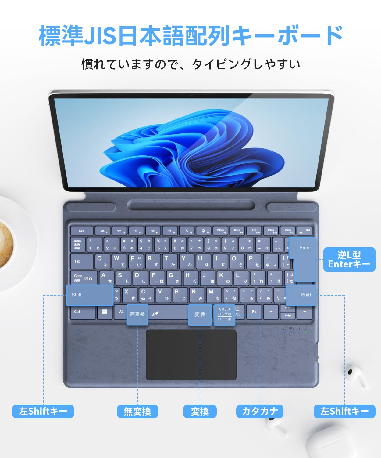 Amazon | Omikamo Surface Pro キーボード ワイヤレス Surface Pro 8/9