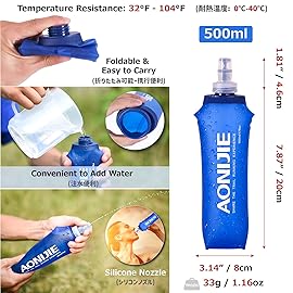 Azarxis Hydration Running Vest Backpack Pack 5L for Women and Men Jogging Trail Race Marathon Cycling Hiking (Gray with 500ml Soft Flask)