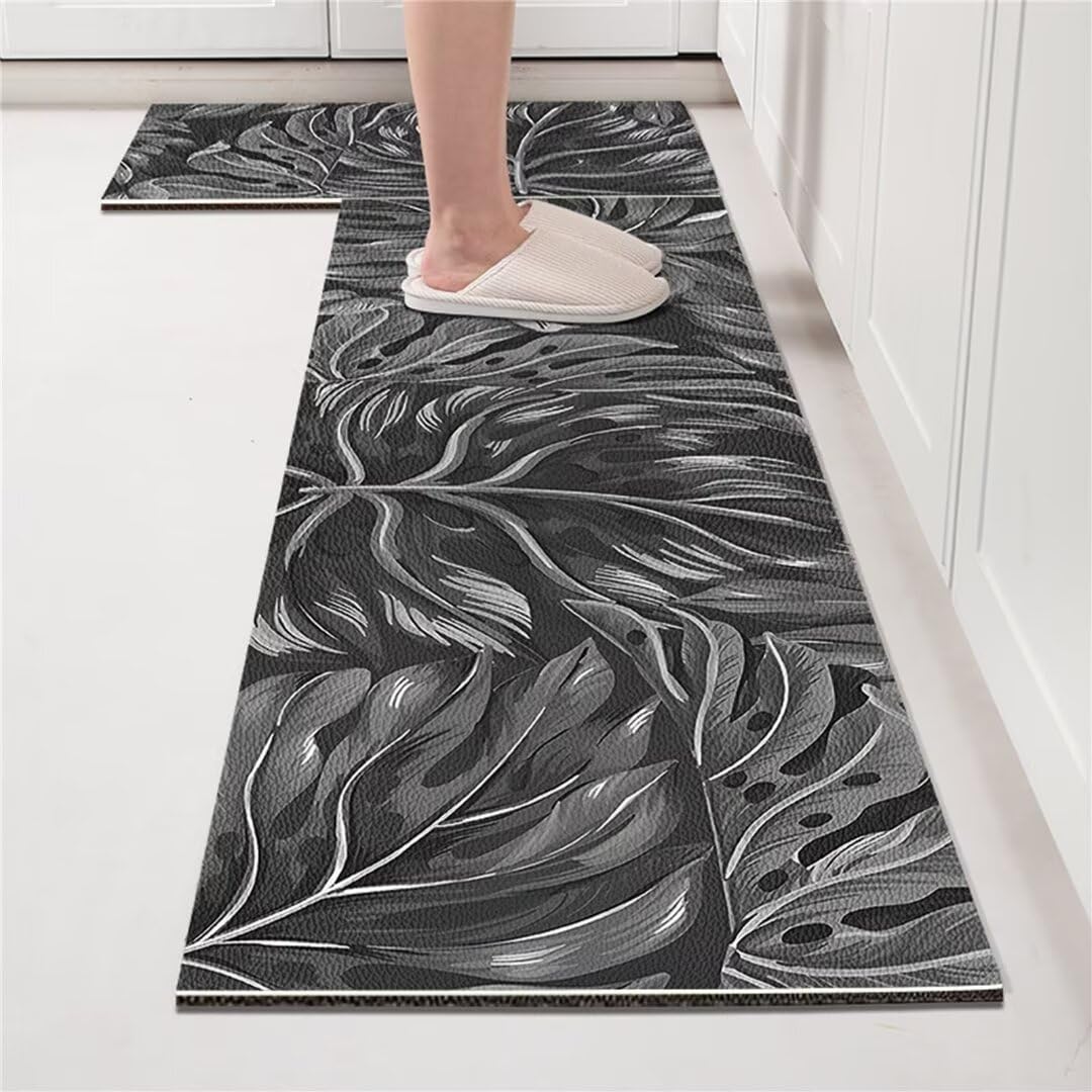 Alfombras cocina antideslizantes lavables de 60x90 y 60x180cm resistentes al aceite y acolchadas