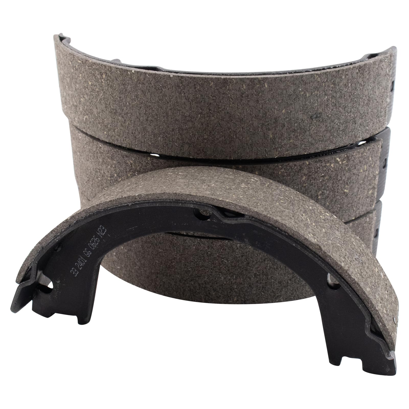 TRQ Rear Parking Brake Shoe Set