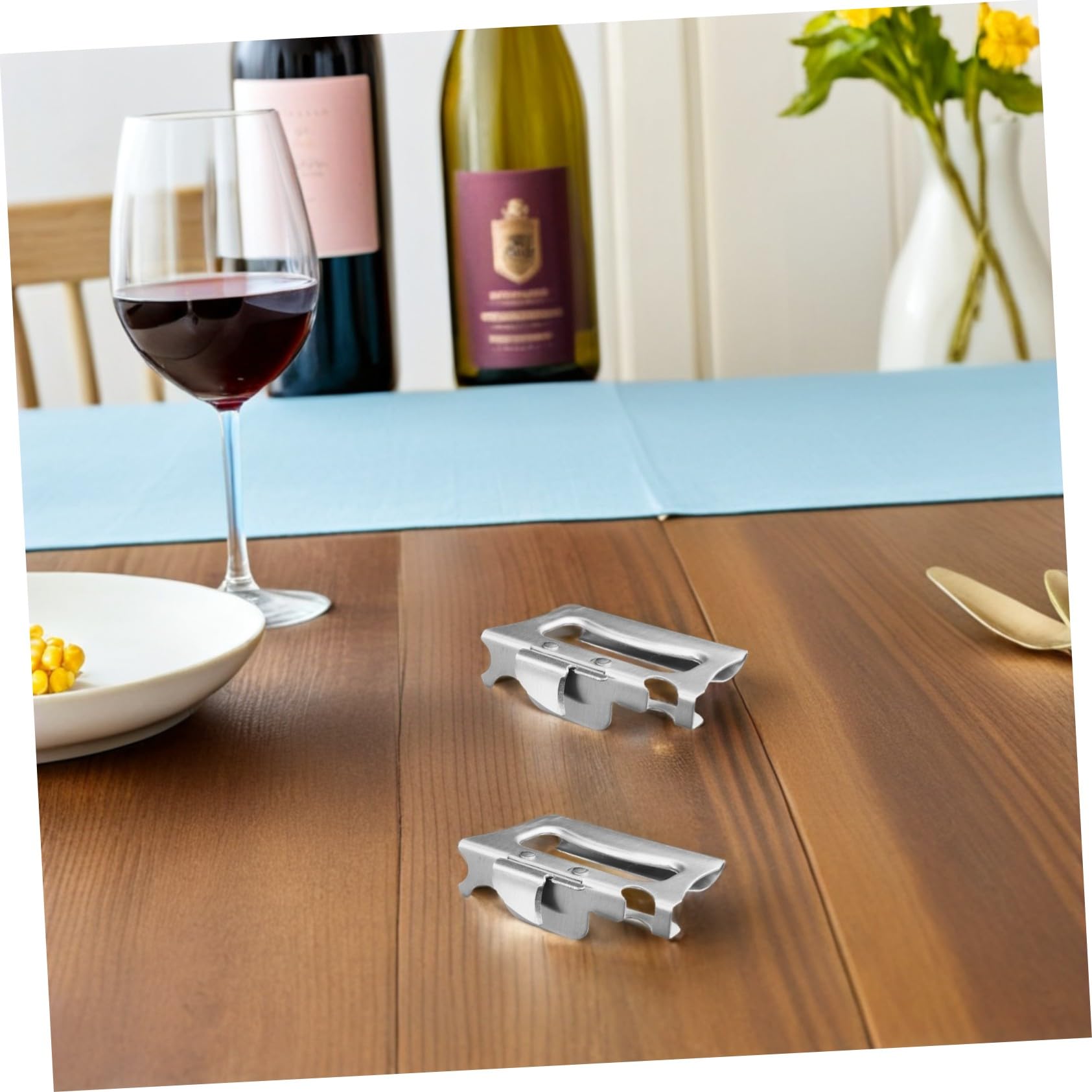 IMIKEYA 3 Pezzi Apriscatole Manuale in Acciaio Resistenti Apribottiglie Portatile Ergonomico per Barattoli e Bottiglie per Casa Picnic Campeggio e Barbecue