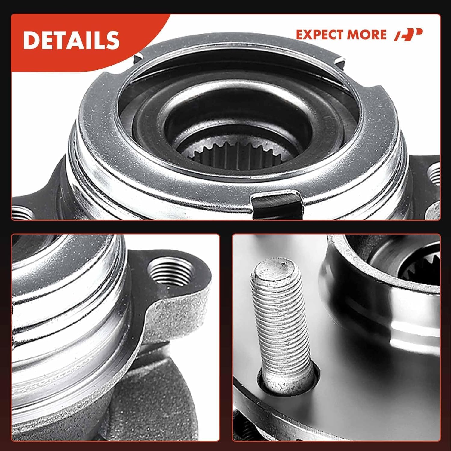 A-Premium 2 x Front Wheel Bearing and Hub Assembly with 5-Lug Compatible with Nissan Altima 2007-2012, L4 2.5L & with 29 Splines - Image 8