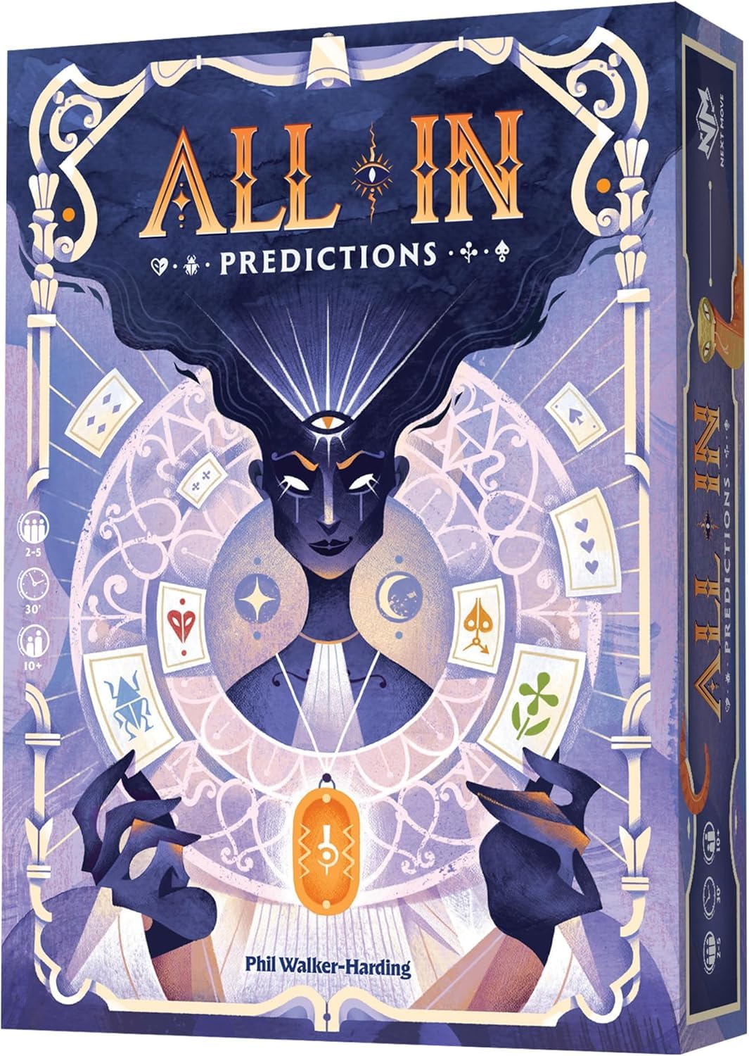 Asmodee | All In - Predictions | Card Game | Ages 10+ | 2-5 Players | 30+ Minutes Playing Time