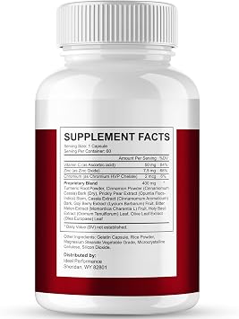 IDEAL PERFORMANCE Gluco Thrive Capsules, GlucoThrive Pills Reviews (2 Pack)