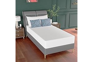 PayLessHere Twin Size Mattresses 10 Inch Green Tea Infused Memory Foam CertiPUR-US Certified