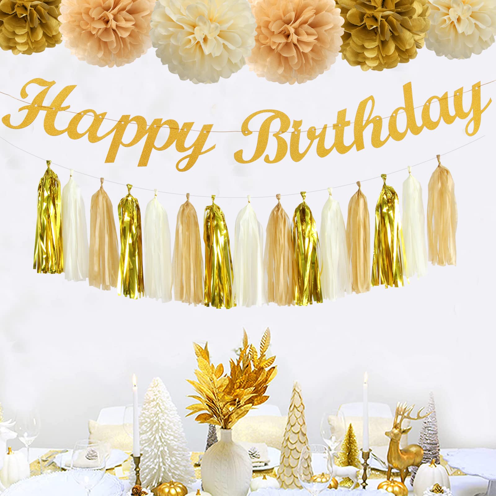 Decoraciones De Fiesta De Color Marrón, Burdeos, Champán, Dorado, 30 Piezas  Rústicas Y Bohemias Para Boda, Pompones De Seda, Guirnalda De Borlas De  Otoño Y Otoño, Decoración De Cumpleaños, Baby, image size:1600x1600