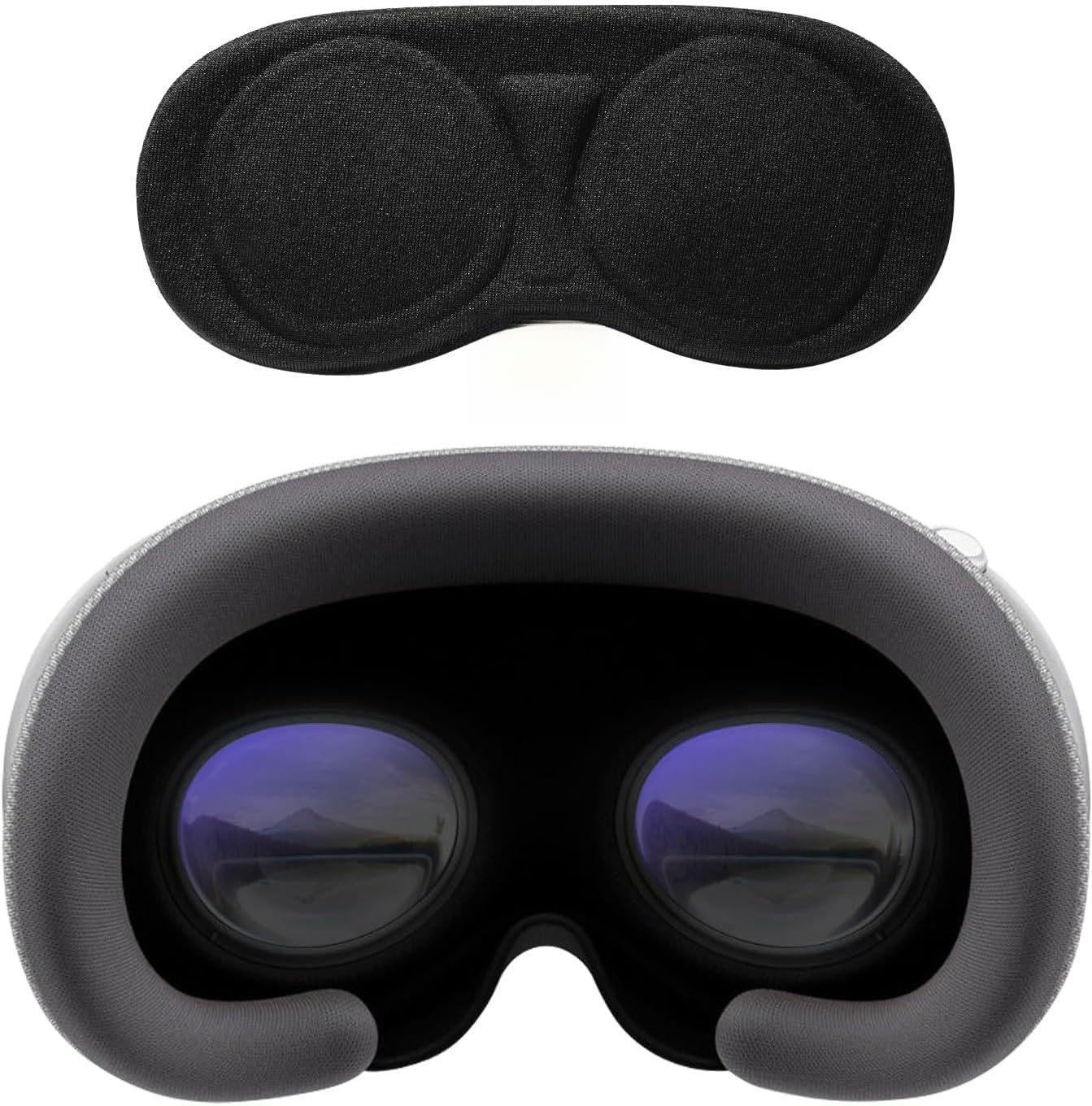 2 Pack Lens Protector Cover Accessories Compatible with Apple Vision Pro, Oculus Meta Quest 3/Quest 2/Quest, Rift S and Vive Index, Protects VR Lenses from Sunlight, Scratches and Dust