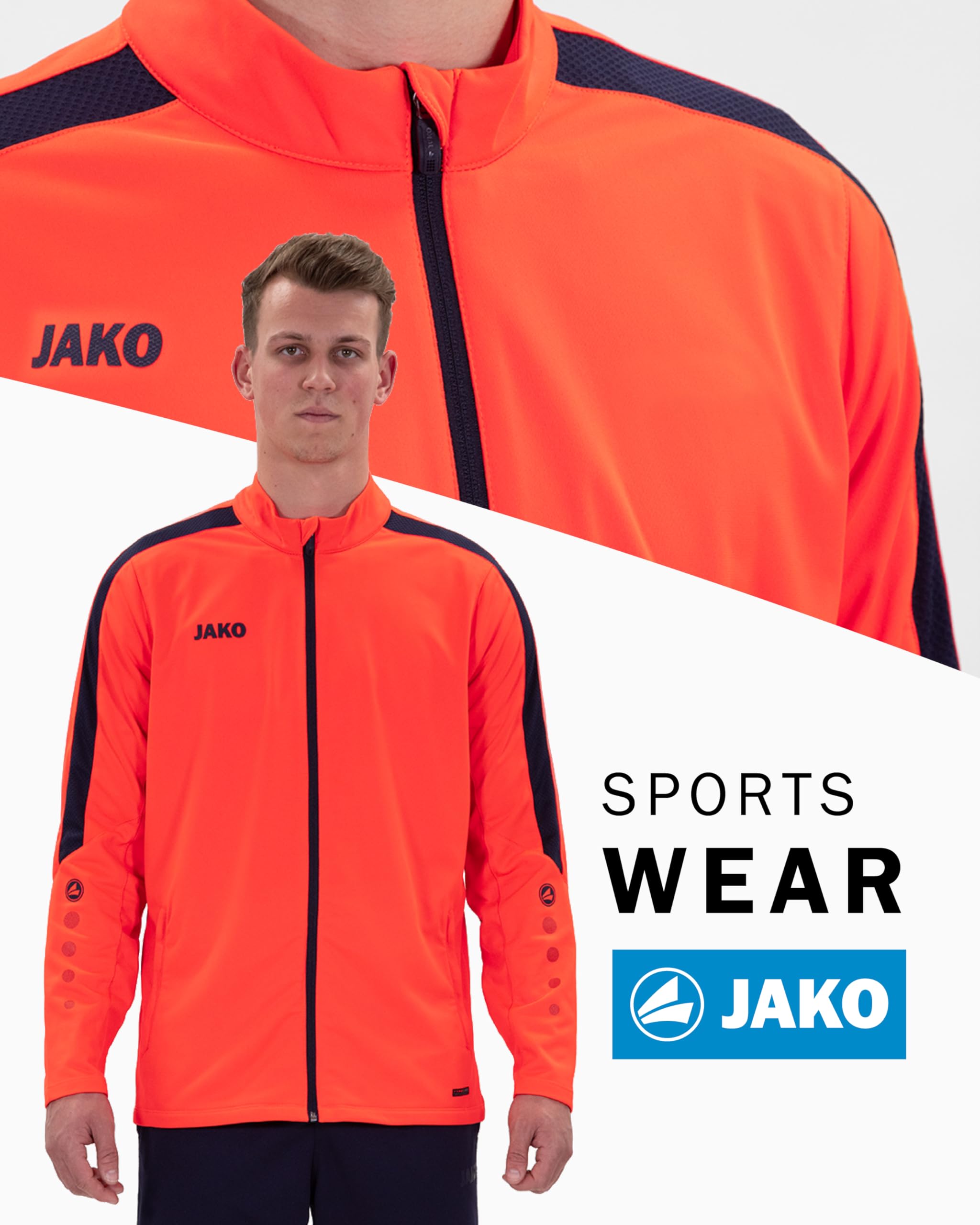 JAKO Unisex Kinder Polyesterjacke Power Trainingsjacke