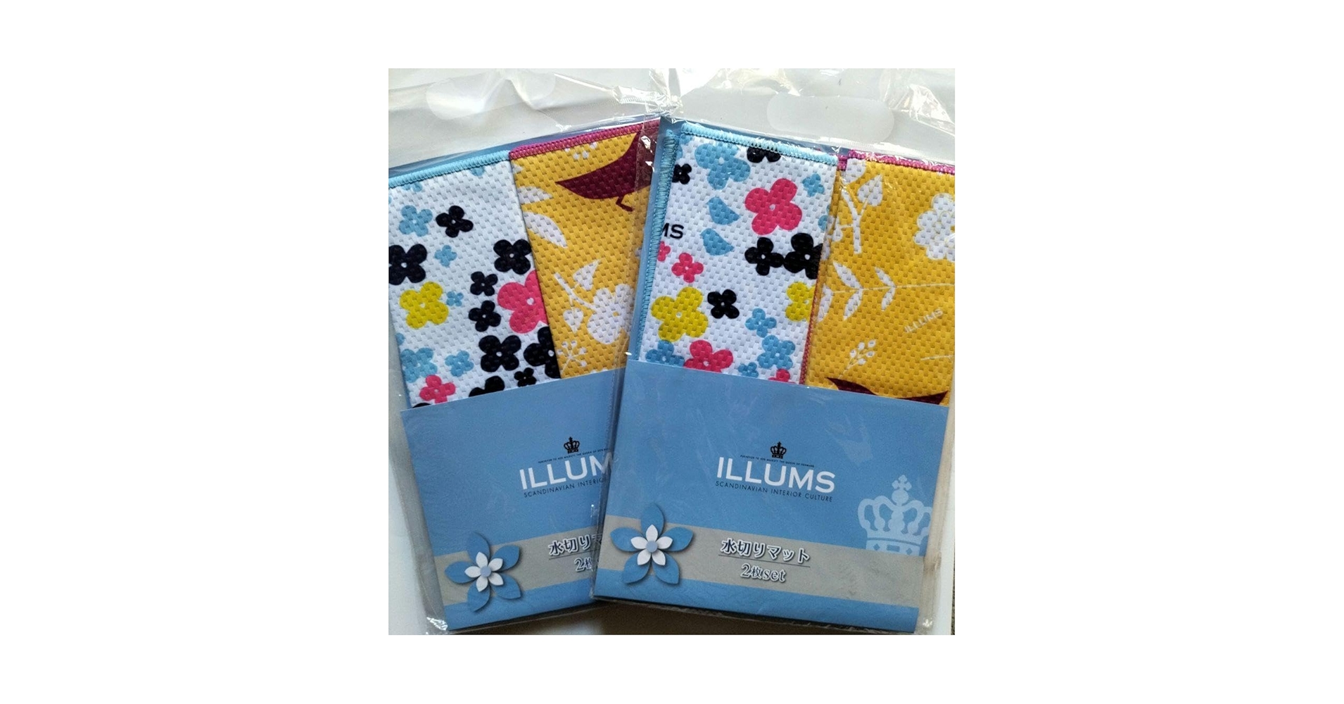 確認用　ILLUMS 水切りマット Amazon.co.jp: ILLUMS水切りマット 2個セット : ホーム＆キッチン