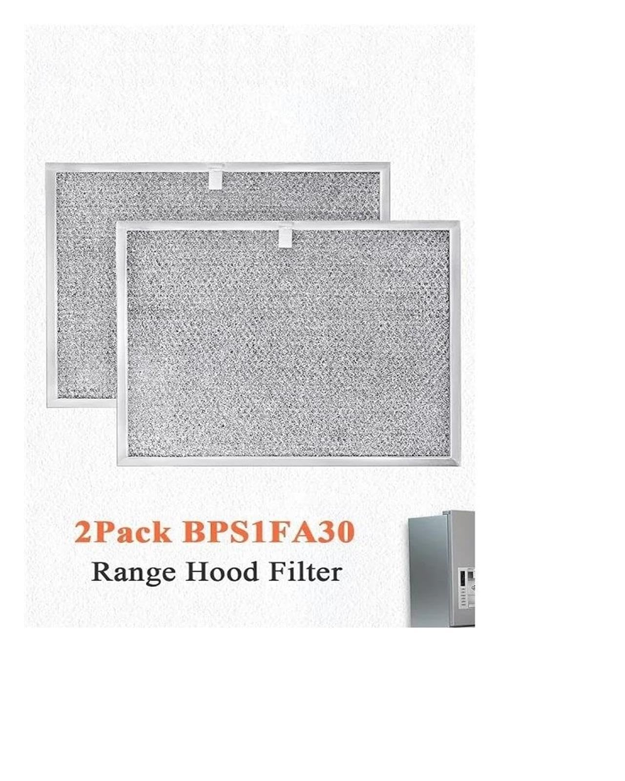 Confezione Da 2 Filtri In Alluminio For Cappa Da Cucina, Compatibili Con Broan, Compatibili Con Nutone, Filtro Antigrasso QS1 E WS1 30 99010299 AP3378953 8322 BPS1FA30
