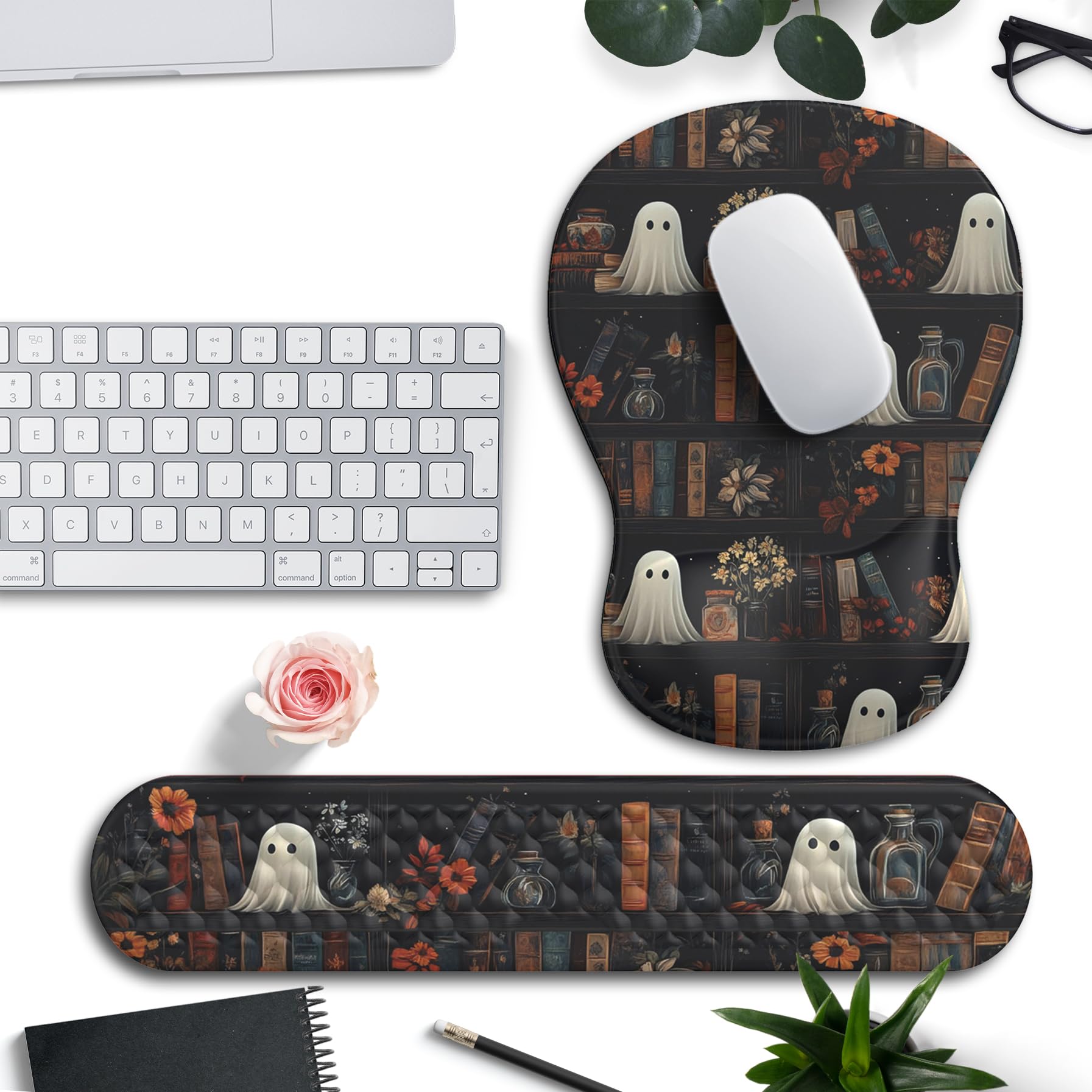 Cute Frog Mouse Pad with Wrist Rest - Kawaii Decor -13