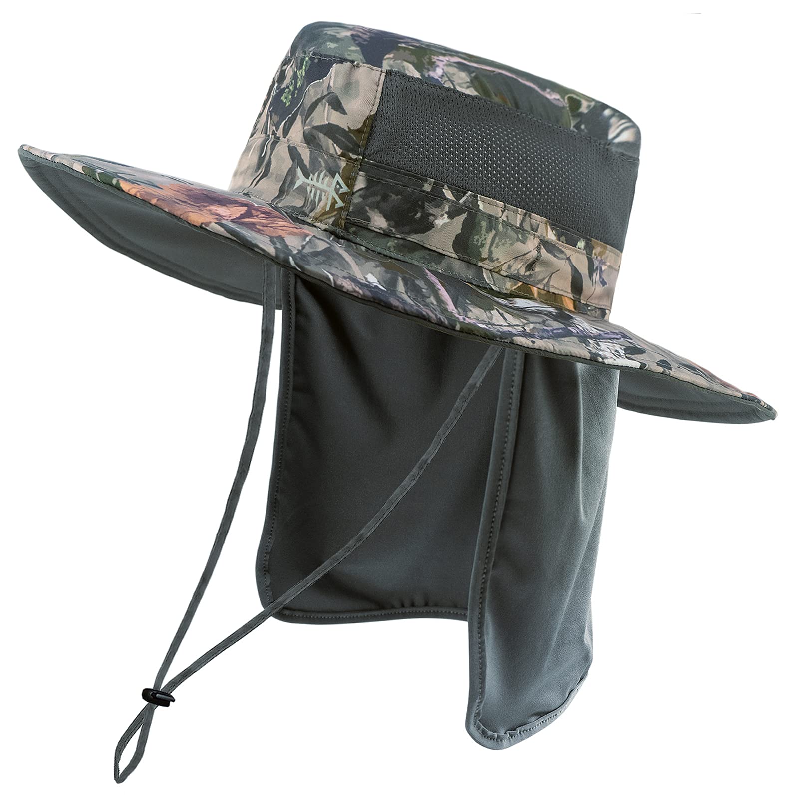 Bassdash UPF 50+ Sombrero de Pesca Solar Resistente al Agua con Solapa de Cuello Desmontable — view 31