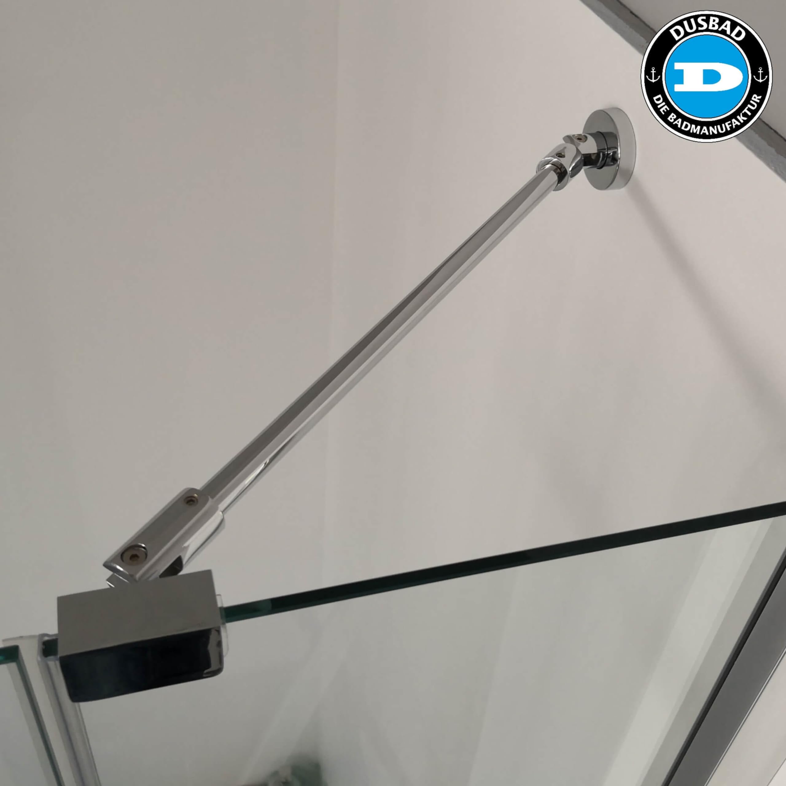 Wandanschluss-Set - Stabilisator für Duschkabine 300mm, chorm