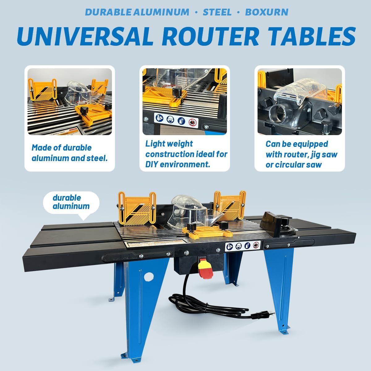 Benchtop Woodworking Router Table (Router Not Included)