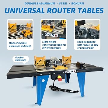 Benchtop Woodworking Router Table (Router Not Included)