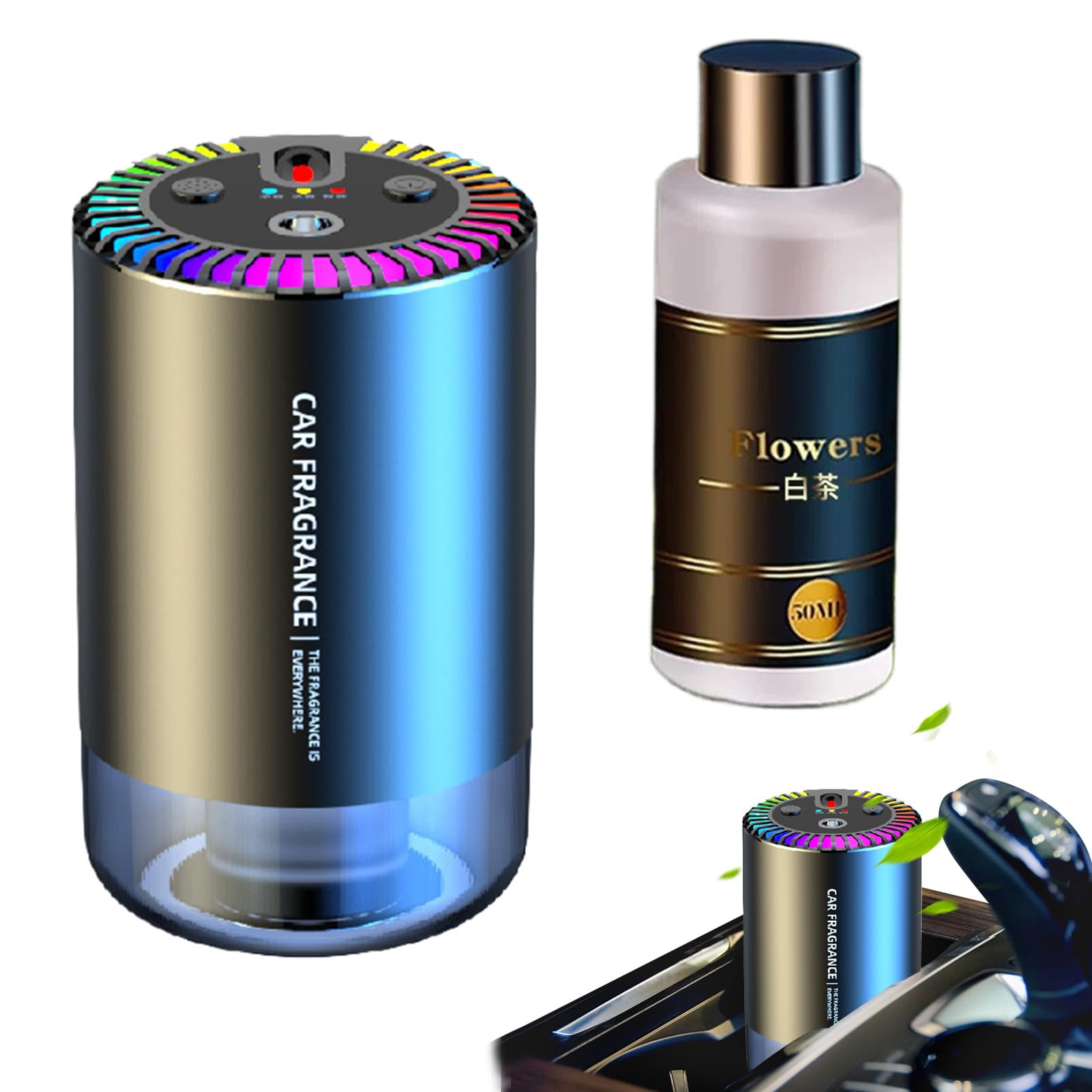 Dyfuzor powietrza w samochodzie, Dyfuzor powietrza w samochodzie | Inteligentny spray zapachowy do samochodu Dekoracyjny, wielofunkcyjny, wydajny sp