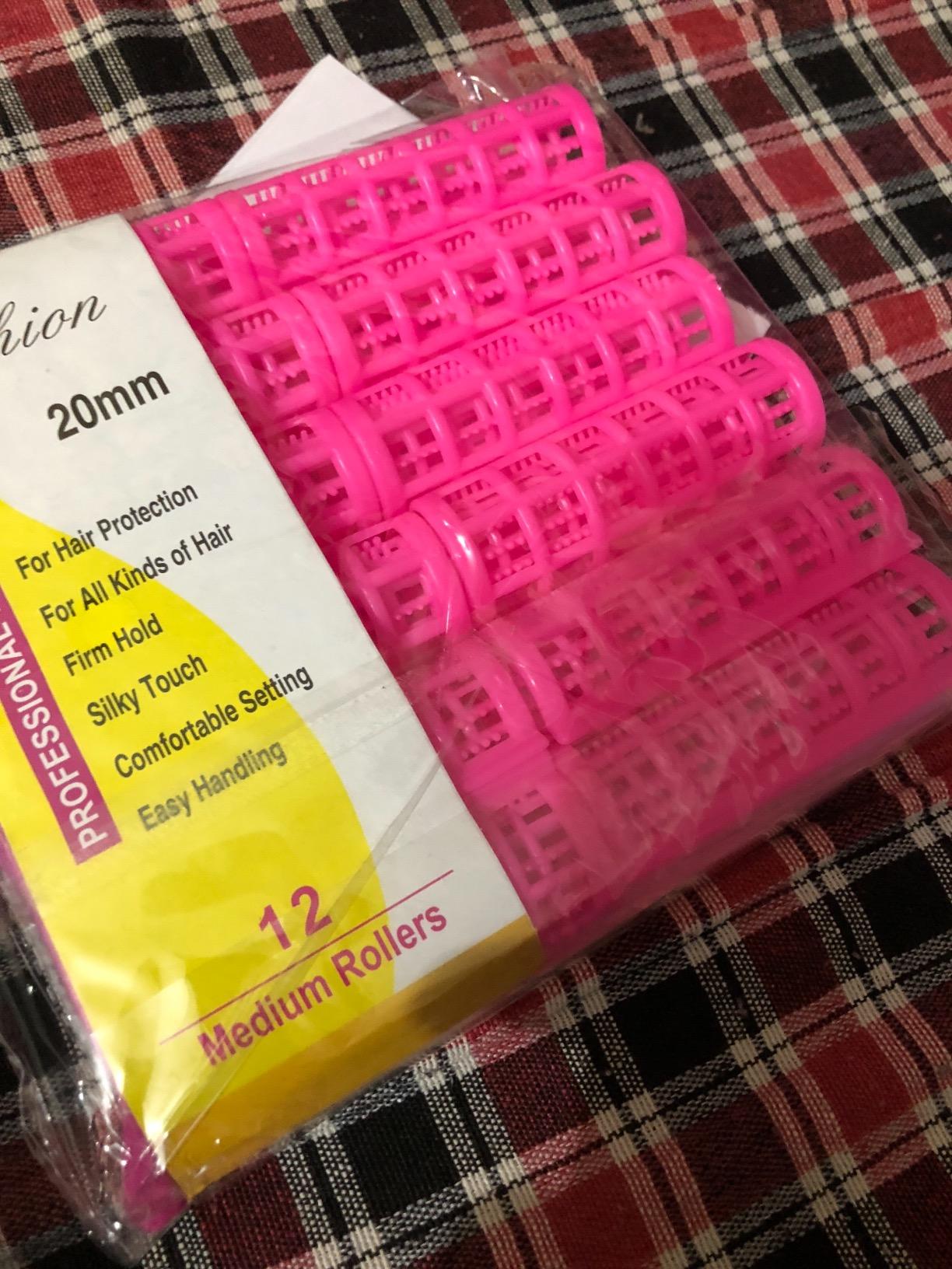 Buy OUT OF BOX Hair Roller (Pink) - Set of 12 Pieces Online at Low ...