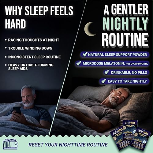 Miniatura 3 de Dr. Price's - Polvo natural para ayudar al sueño  Berry-Citrus, 30 paquetes  Mezcla de bebida en polvo para dormir con magnesio, melatonina